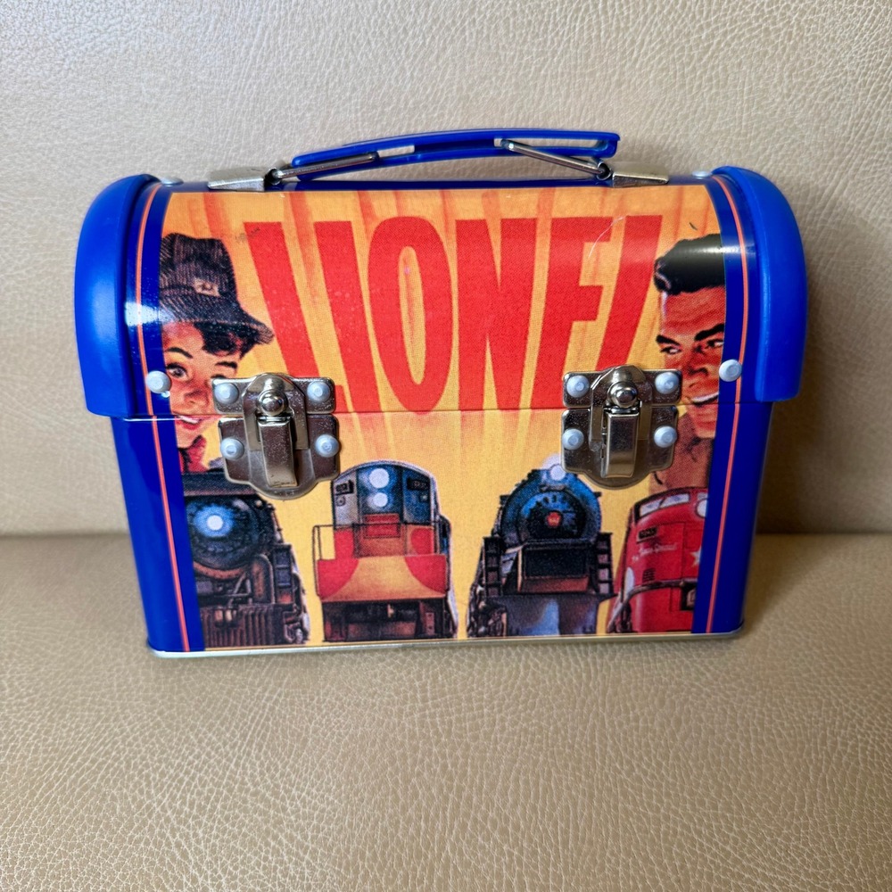 Vintage Lionel Trains Centennial 1900-2000 Tin Lunch Box Metal Pail